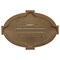Ekena Millwork Horizontal Oval Gable Vent with Keystones, Functional, 29"W x 20"H x 1 3/4"P GVOV29X20F - alternate 2